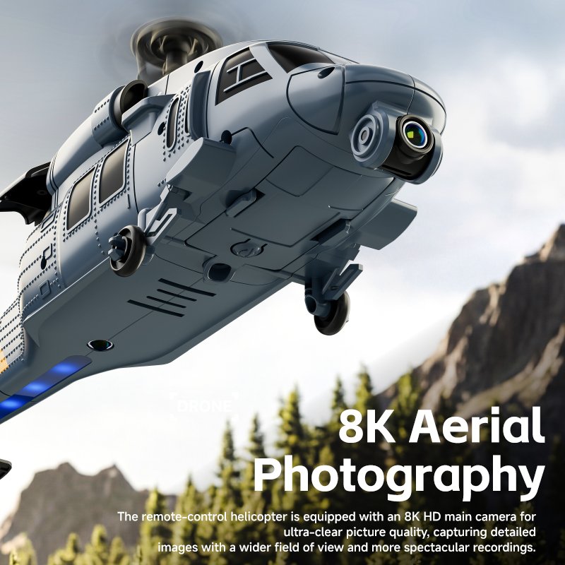 L2-Drone RC helicopter with Built-in Screen & 8K Camera - Image 4